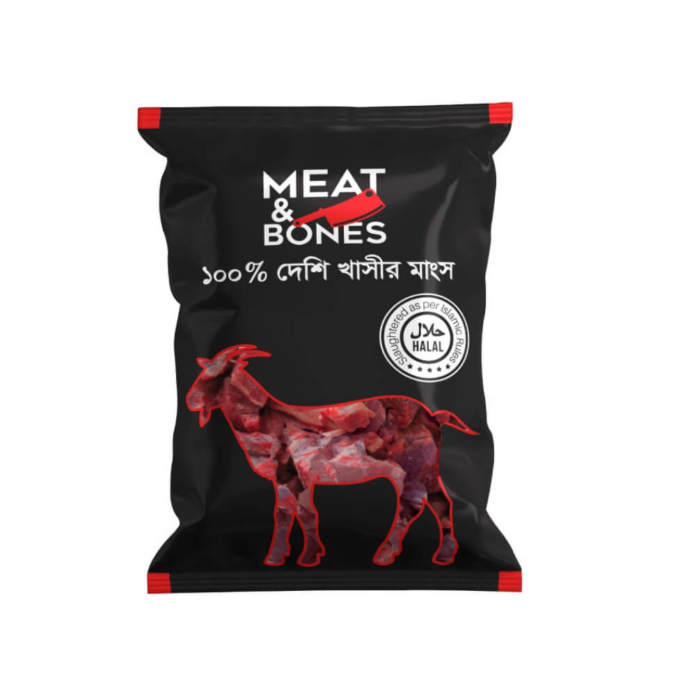 Meat & Bones Premium Mutton Bone In (Khasi) - 1 kg