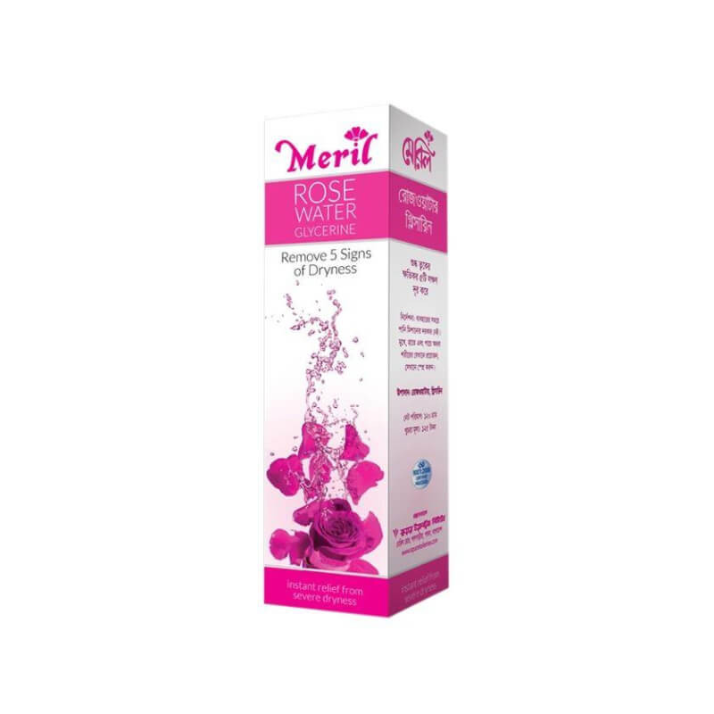 Meril Rose Water Glycerine - 120 gm
