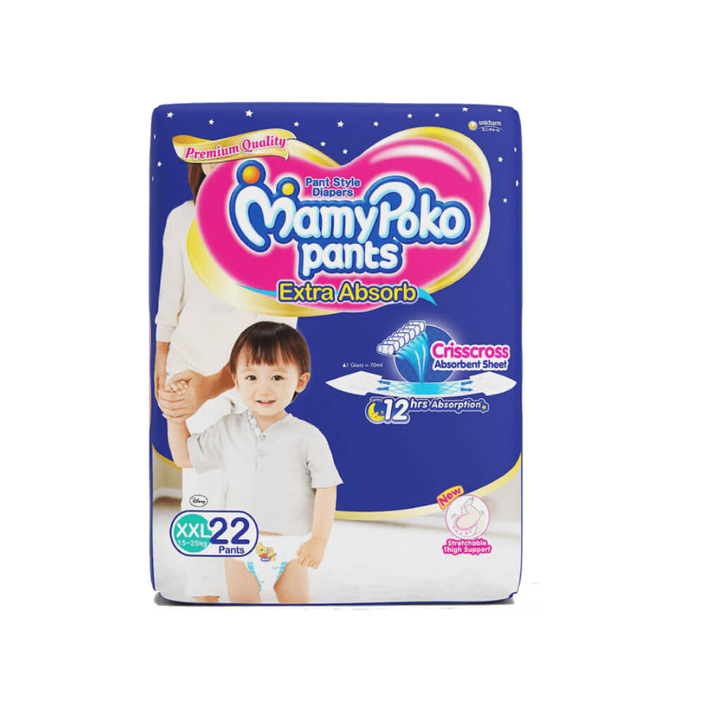 MamyPoko Baby Diaper XXL (15-25kg) - 22 pants