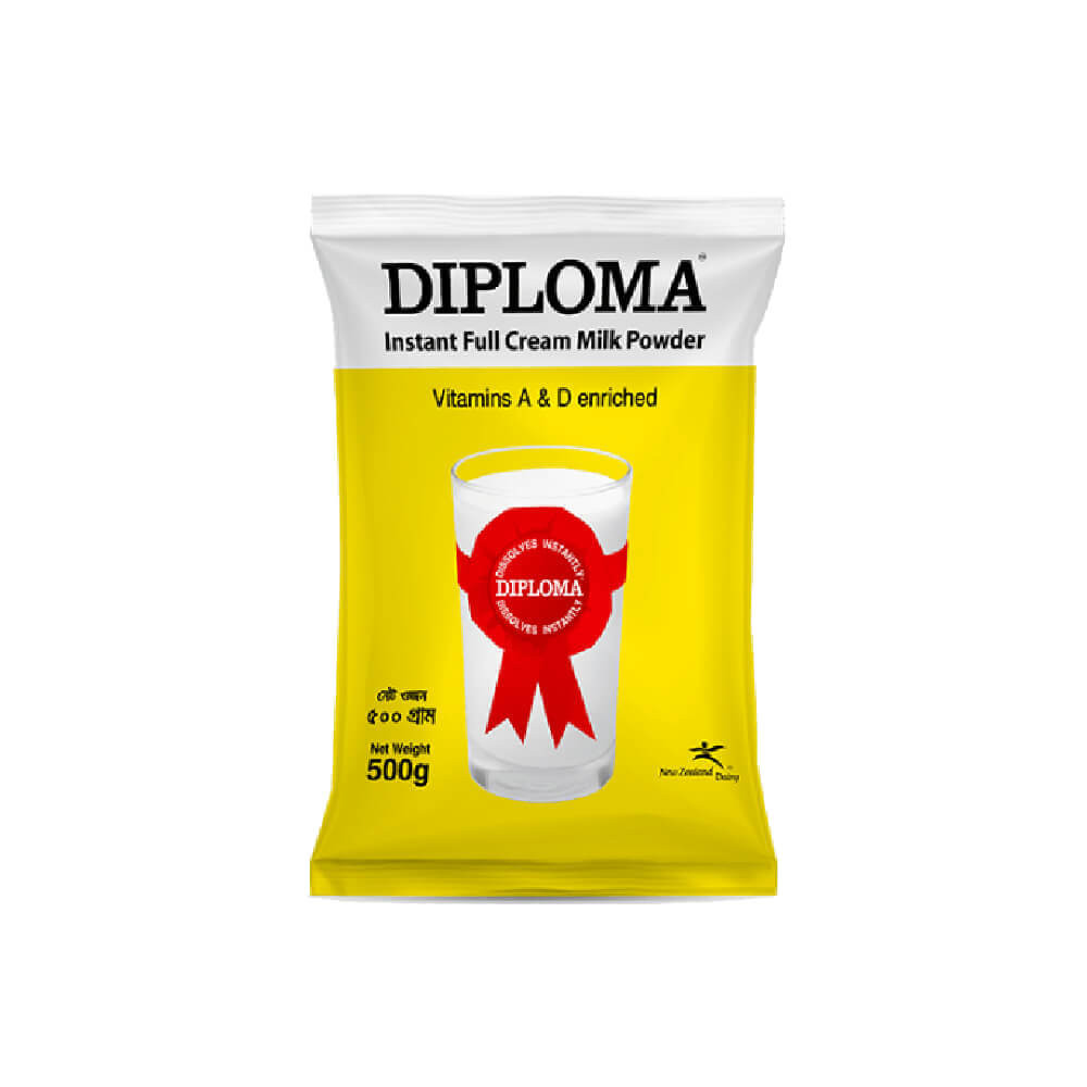 Diploma Full Cream Milk Powder (Poly) - 500 gm