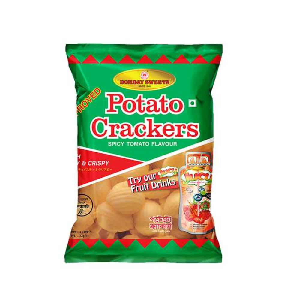Bombay Sweets Potato Crackers Chips - 20 gm