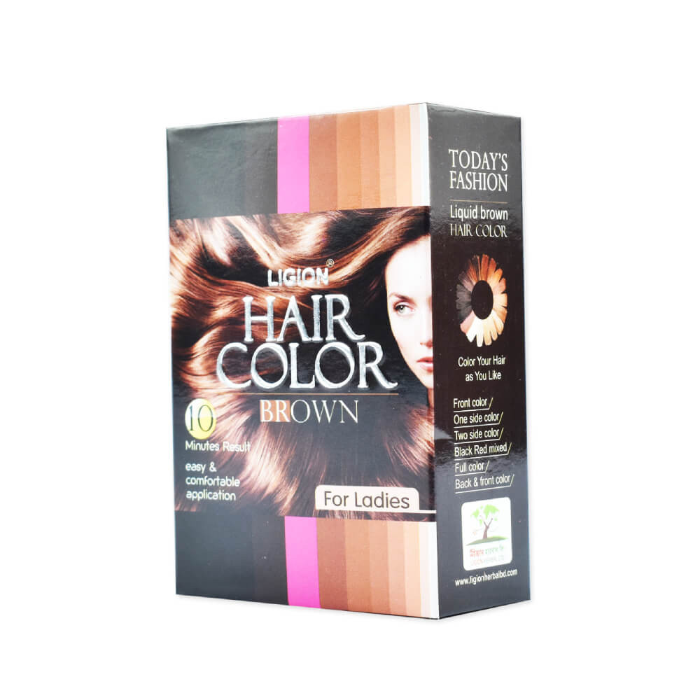 Ligion Hair Color Brown - 1 pcs