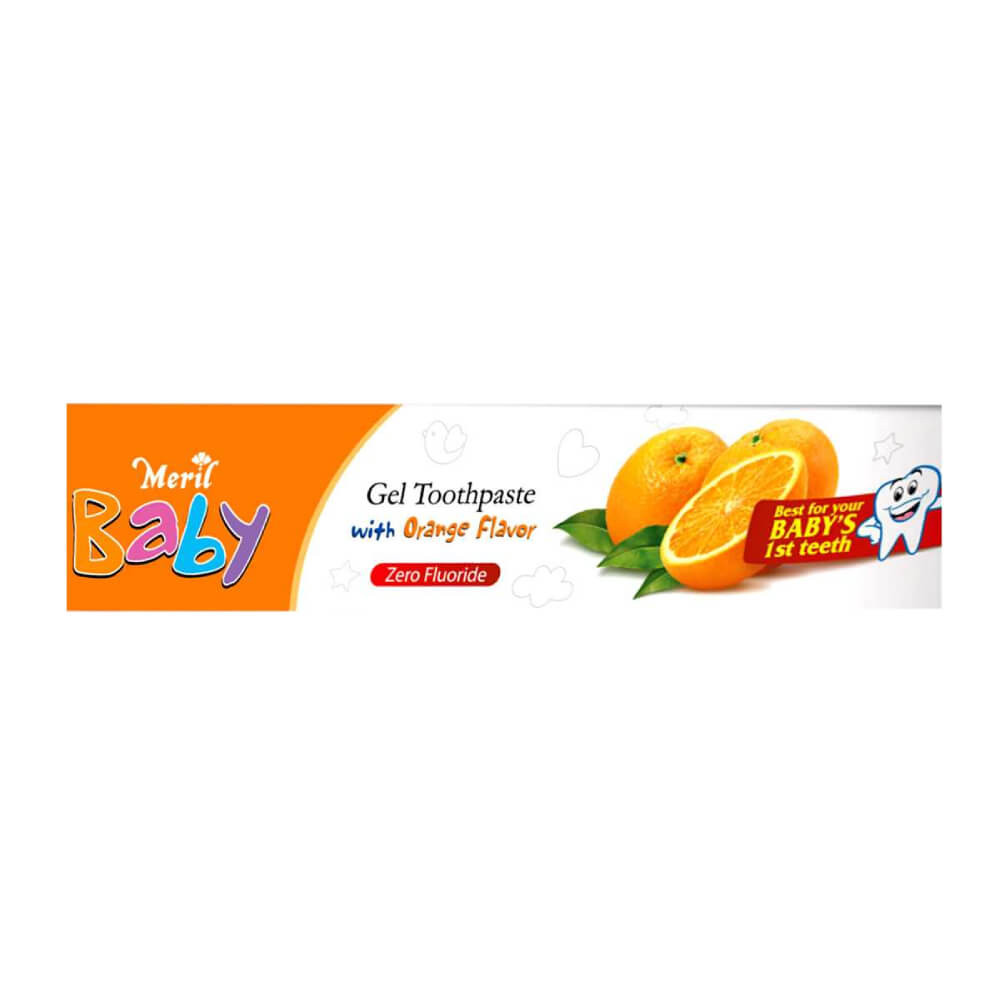 Meril Baby Jel Toothpaste Orange - 45 gm