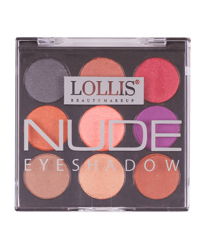 Lollis Nude Eyeshadow 9 Colour 92 - 14 gm