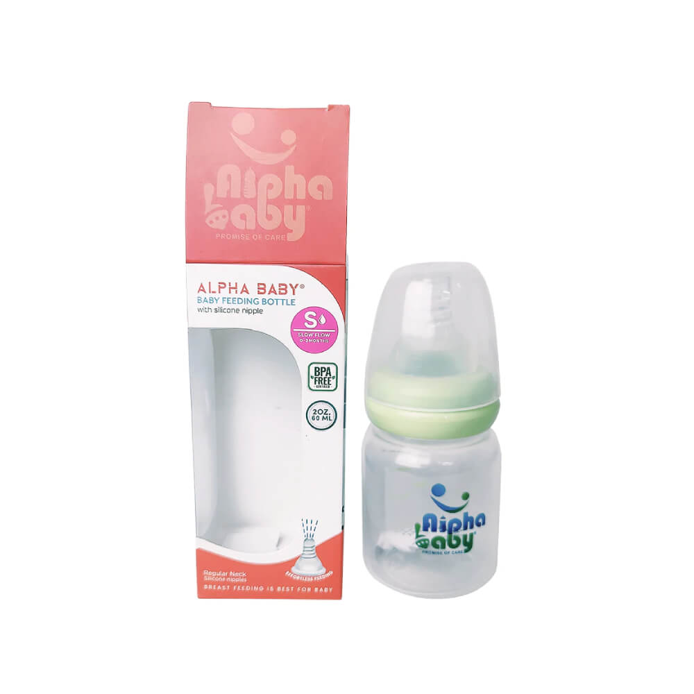 Alpha Baby Feeding Bottle - 60 ml
