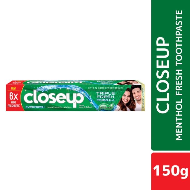Closeup Menthol Fresh Green Toothpaste 150Gm
