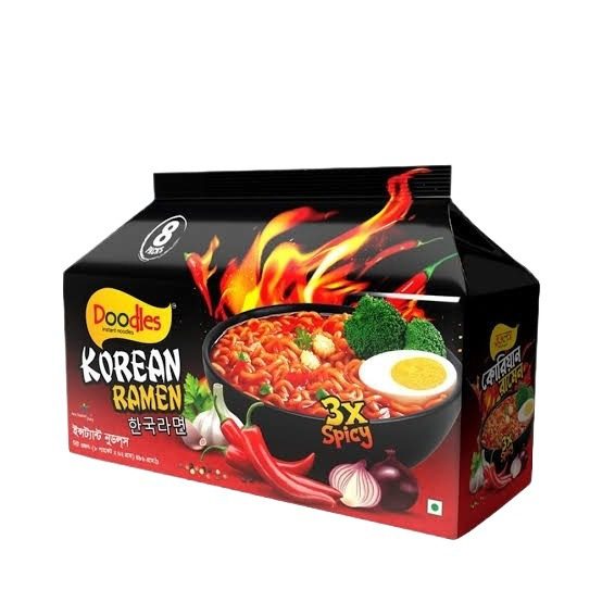 Doodles Korean Ramen 496Gm (8 Pack)