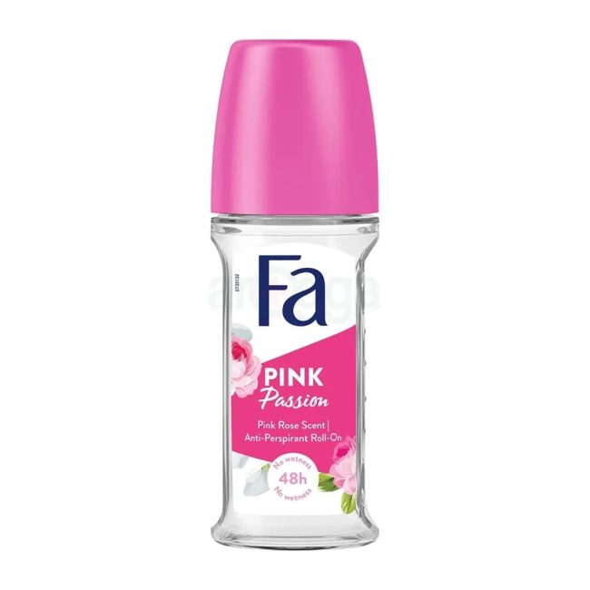 Fa Pink Passion Pink Rose Scent Anti Perspirant Roll On 50Ml