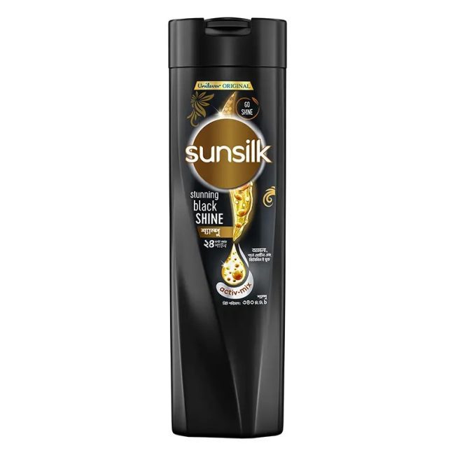 Sunsilk Shampoo Stunning Black Shine 340Ml