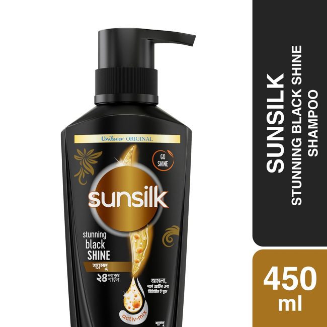 Sunsilk Shampoo Stunning Black Shine 450Ml